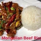 Best Mongolian Beef Rice Plate (Lunch) 蒙古牛飯（午） in Fremont, CA
